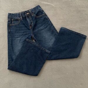 Old Navy Kids Baggy Wide Leg Dark Blue Jeans